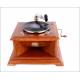 Antique Pathéphone No. 30 Mantel Gramophone. In good working order. France, 1920s