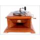 Antique Pathéphone No. 30 Mantel Gramophone. In good working order. France, 1920s