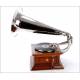 Impressive Gramophone His Master's Voice Monarch Junior Model. Great Britain, 1913