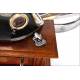 Impressive Gramophone His Master's Voice Monarch Junior Model. Great Britain, 1913