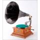 Impressive Pathephone Gramophone No. 4 in perfect working order. France, Circa 1915