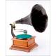 Impressive Pathephone Gramophone No. 4 in perfect working order. France, Circa 1915