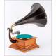 Impressive Pathephone Gramophone No. 4 in perfect working order. France, Circa 1915