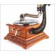 Impressive Pathephone Gramophone No. 4 in perfect working order. France, Circa 1915