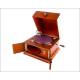 Antique Odeonette mantel gramophone in working order. Germany, Circa 1925
