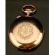 Antique 18K Solid Gold Pocket Watch with Chronograph and Chime. Circa 1900