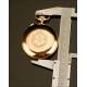 Antique 18K Solid Gold Pocket Watch with Chronograph and Chime. Circa 1900