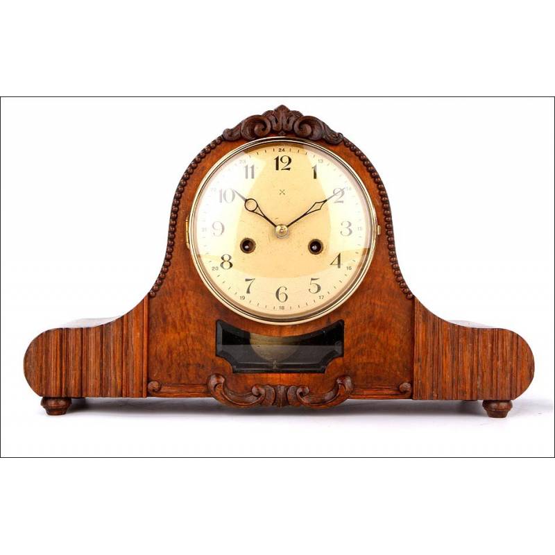 Reloj Pared Moderno Grande Deco Madera Modelo Ingles