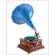 Beautiful antique Pathephone nº8 gramophone.