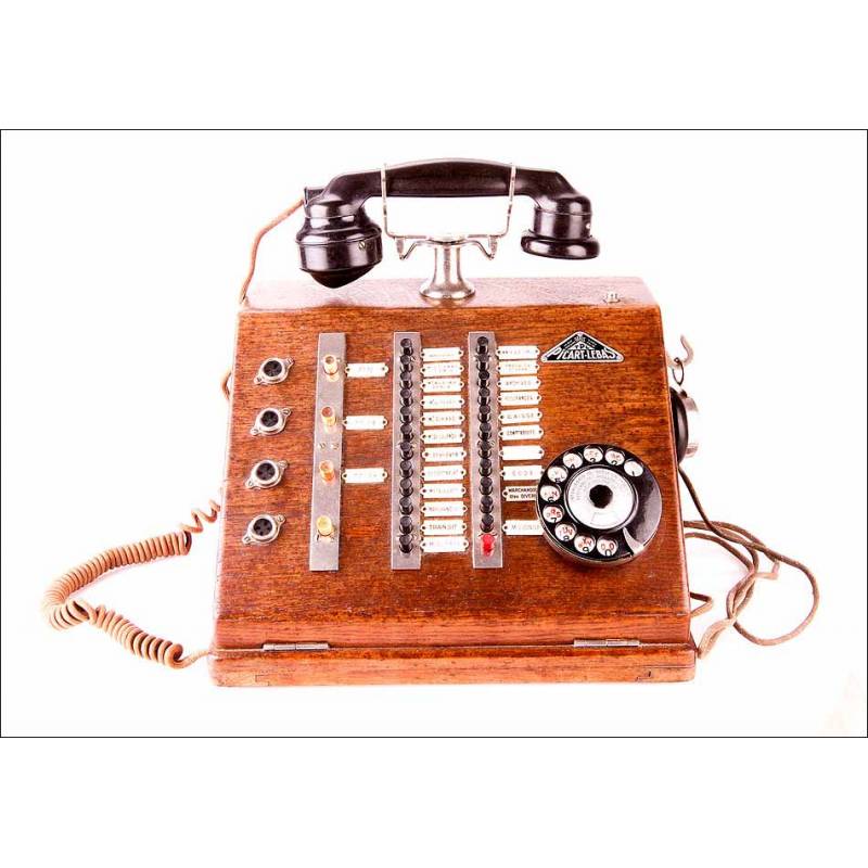 antigua centralita telefonica madera con auricu - Compra venta en  todocoleccion