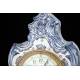 Porcelain Mantel Clock. Antique. France, 19th Century