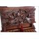 Antique Hand Carved Black Forest Style Cigar Humidor. Manufactured in the 19th Century