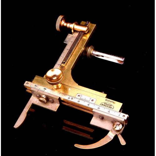 Antique Micrometer System for Microscope. C. Reichert. Austria, 1920