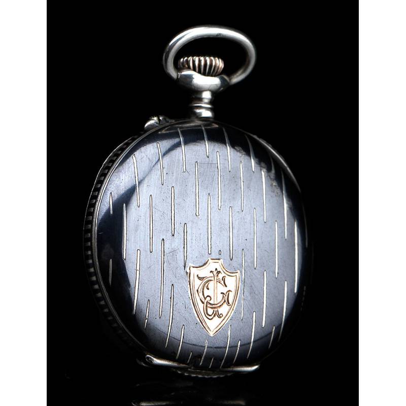 Niello top pocket watch