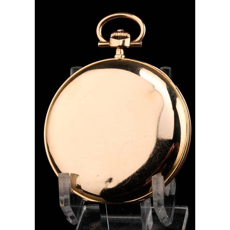 Longines Ultra Thin Pocket Watch. 18 Carat Gold. Switzerland 1915