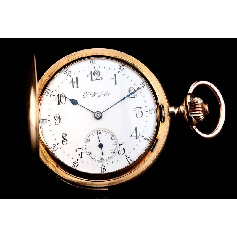 Antique 18K Gold Pocket Watch. Minute repeater. Switzerland 1900