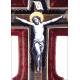 Precious Limoges Enamel Crucifix. Antique. Pps. S. XX