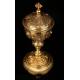 Antique Silver Ciborium, XIX Century