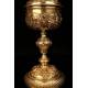 Antique Silver Ciborium, XIX Century