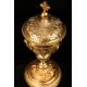 Antique Silver Ciborium, XIX Century