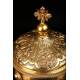 Antique Silver Ciborium, XIX Century