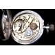 Antique Saboneta Pocket Watch. Solid Silver. Switzerland, 1900