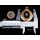 18K Gold Pocket Clock Huguenin et Fils, 1880