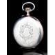 Antique Lepine Pocket Watch, Longines Brand, 1900