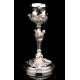 Antique Solid Silver Chalice, Circa 1900.