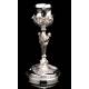 Antique Solid Silver Chalice, Circa 1900.