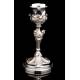 Antique Solid Silver Chalice, Circa 1900.