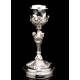 Antique Solid Silver Chalice, Circa 1900.