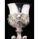 Antique Solid Silver Chalice, Circa 1900.