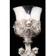 Antique Solid Silver Chalice, Circa 1900.