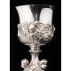 Antique Solid Silver Chalice, Circa 1900.