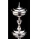 Antique Solid Silver Ciborium, Madrid, 1853