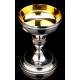 Antique Solid Silver Ciborium, Madrid, 1853