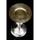 Antique Silver Chalice and Paten. France, 1900