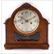 Antique German HAC Mantel Clock with Sounder. Germany, 1920s