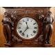 Gustav Becker Antique Musical Grandfather Clock. Germany, 1920s.