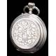 Antique Pocket Watch. Solid Silver. Switzerland, 1900