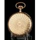 18K Gold Pocket Watch, Antique, Ppios. S. XX