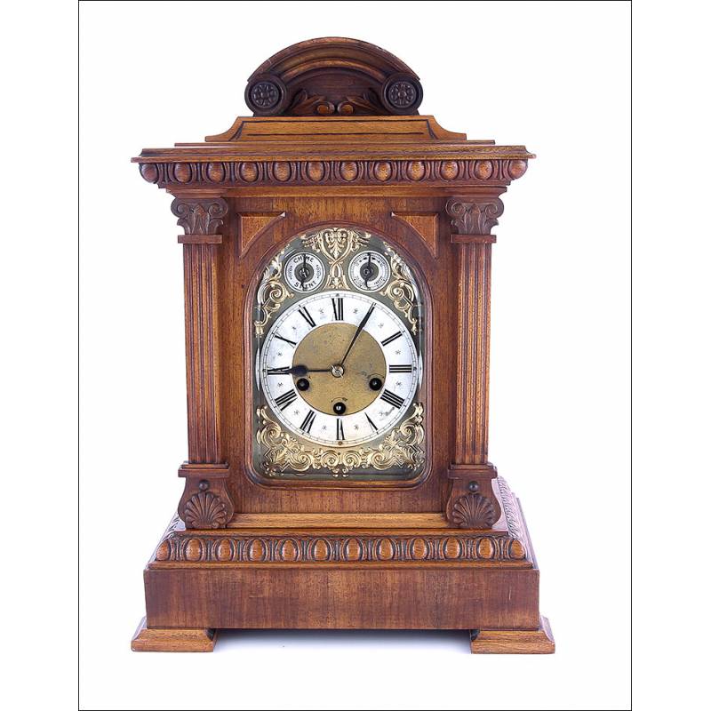 Antique Pendulum Clock made by Junghans. Germany 1908