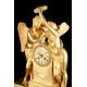 Antique Mantel Clock. Gilt Bronze. France, 1850