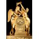 Antique Mantel Clock. Gilt Bronze. France, 1850