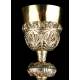 Antique Solid Silver Chalice, S. XIX - AR-C-330