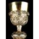 Antique Solid Silver Chalice, S. XIX - AR-C-330