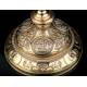 Antique Ciborium. Gilt Silver. France, S. XIX