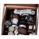 Lot of Antique Leica Cameras. Photographic Equipment. Germany, 1938