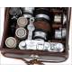 Lot of Antique Leica Cameras. Photographic Equipment. Germany, 1938